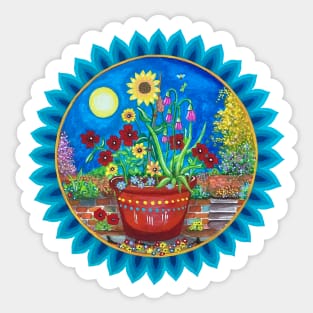 Dawn in the Garden Sticker